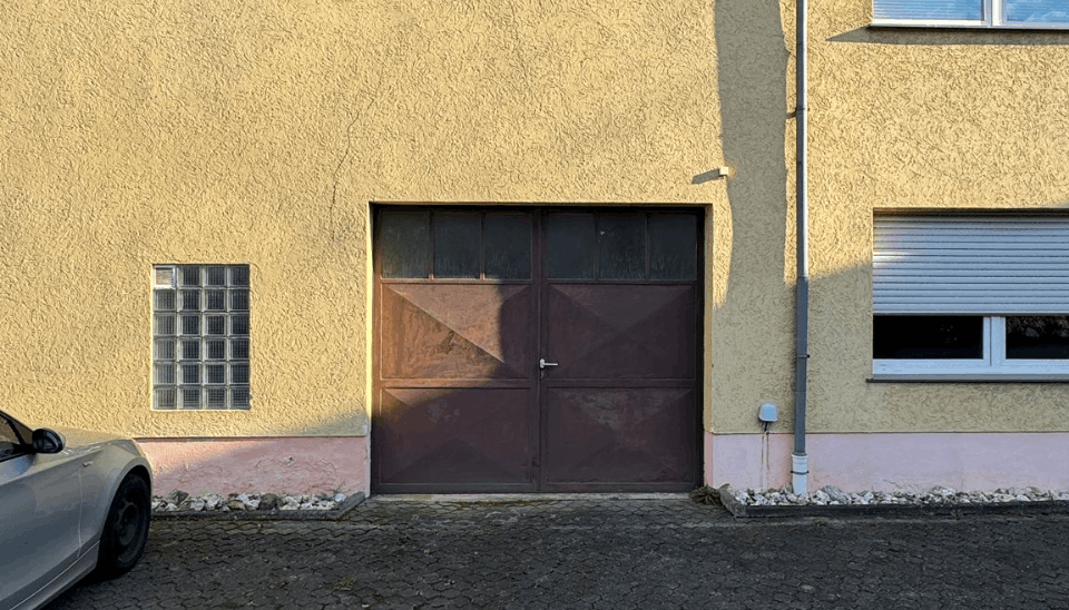 Scheunenentrümpelung im Raum Trier – Scheune in Fell (54341) vor Beginn der Arbeiten